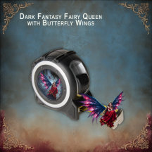 Dunkle Fantasy Fee Königin mit Schmetterlingsflüge