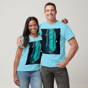 Dunkle Fantasy Forest Mystery T-Shirt