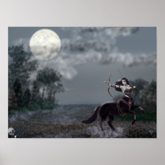 Dunkle Fantasy-Ritter-Wandkunstposter Poster