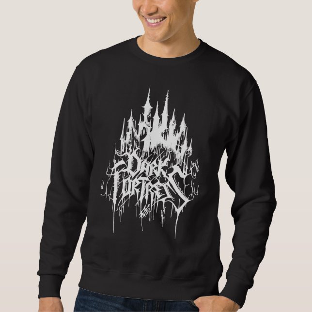 Dunkle Festungsburg Sweatshirt (Vorderseite)