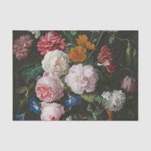 Dunkle Flora Stillleben Seidenpapier