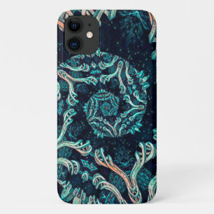 Dunkle Fraktal-Eleganz Case-Mate iPhone Hülle
