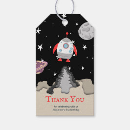 Dunkle Galaxy Raumsonde - Danke Geschenkanhänger