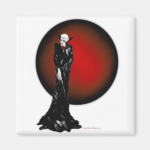 Dunkle Gedanken-Illustration Magnet