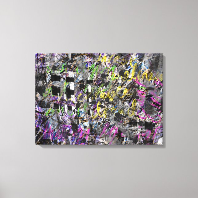 Dunkle Gefühle Leinwanddruck (Vorderseite)