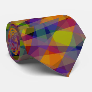 Dunkle Geometrie - Krawatte
