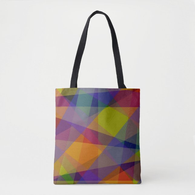 Dunkle Geometrie - Tote Tasche (Vorderseite)
