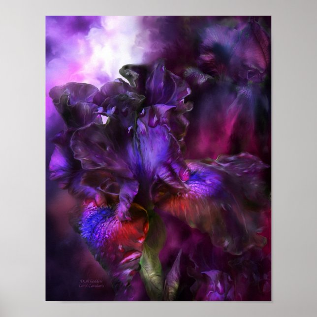 Dunkle Goddess - Iris Fine Art Poster/Print Poster (Vorne)
