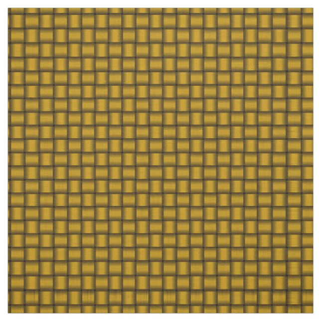 Dunkle Gold-/Braungewebe, bedruckte Korbmuster Stoff (Muster)