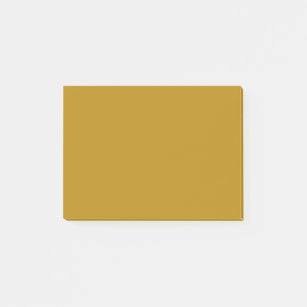 Dunkle Goldenrod Solid Color Post-it Klebezettel
