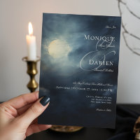 Dunkle Gothic Full Moon Night Sky Wedding