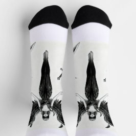 Dunkle Gothic Socken
