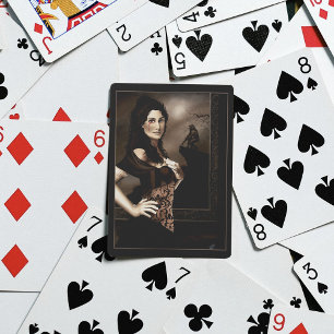 Dunkle Gothic-Vampir-Blut-Werwolf-Liebesfantasie Spielkarten