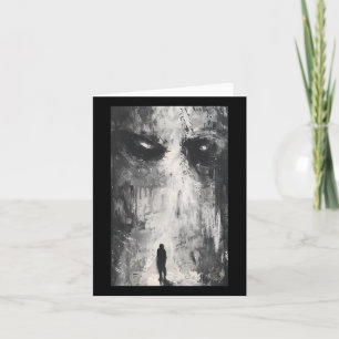 Dunkle Gotische Dämonenweg Horror Art Evil Grunge Karte