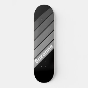 Dunkle Gradient mit Namen Skateboard