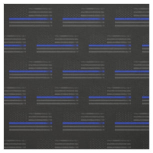 Dunkle Grungy Polizei redet amerikanische Flagge Stoff