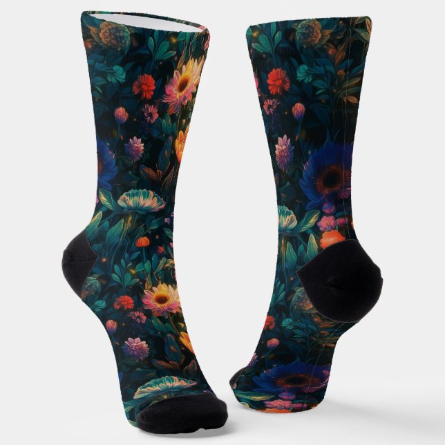 Dunkle Hütte Garten Nachhaltig Socken (Gewinkelt)