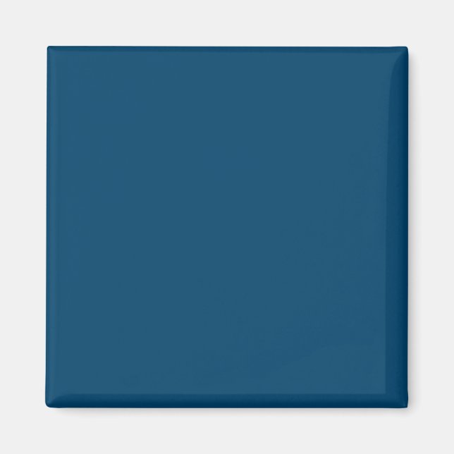 Dunkle kaiserlich blaue Coole Farbgestaltung Magnet (Vorne)