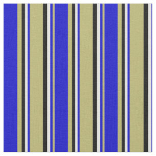 Dunkle Khaki, blaue, weiße und schwarze farbige Li Stoff
