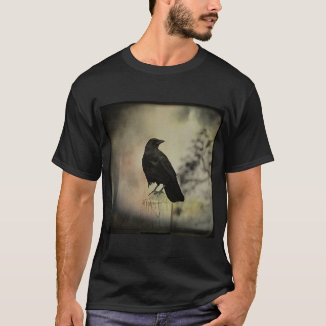 Dunkle Krähe T-Shirt (Vorderseite)