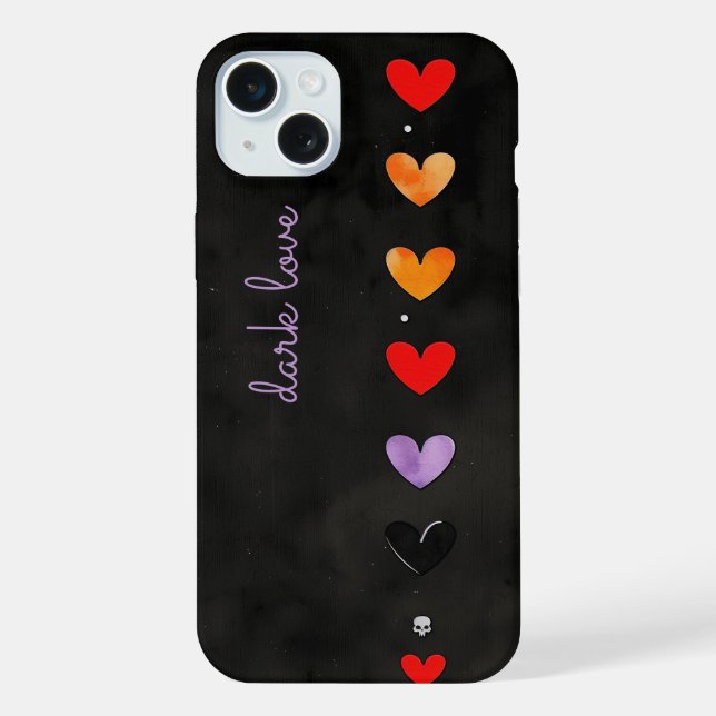 Dunkle Liebe iPhone/iPad Gehäuse iPhone 15 Plus Hülle (Rückseite)