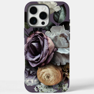 Dunkle Lila Blüte iPhone 16 Pro Max Hülle