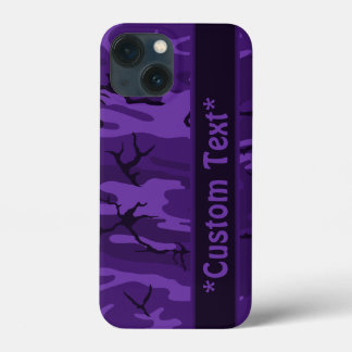 Dunkle Lila Camouflage mit benutzerdefiniertem Tex Case-Mate iPhone Hülle
