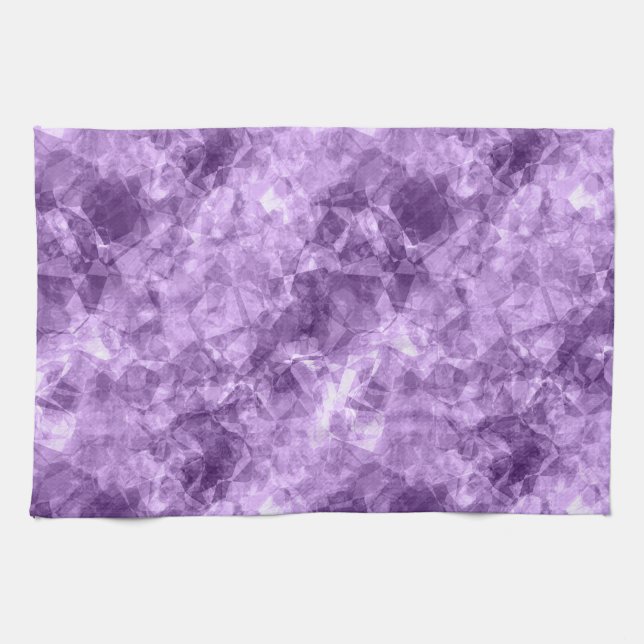 Dunkle Lila Krummstoff Textur Küchentuch (Horizontal)