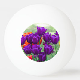 Dunkle lila Tulpen-Puppe Tischtennisball