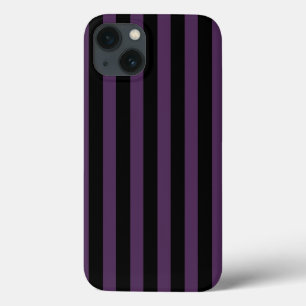 Dunkle lila und schwarze Streifen Case-Mate iPhone Hülle
