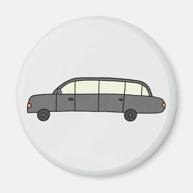 Dunkle Limousine Magnet (Vorne)