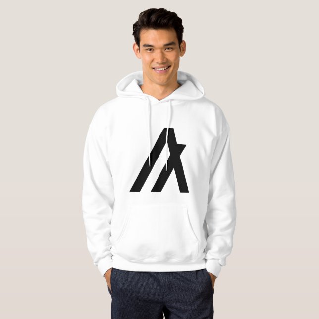 Dunkle Linie einfache Männer-Hoodie Hoodie (Vorne ganz)