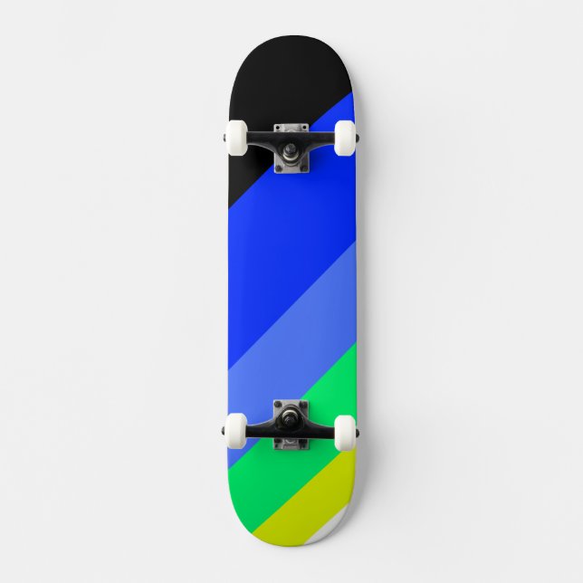 Dunkle Linien Skateboard (Vorderseite)