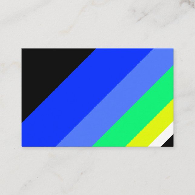 Dunkle Linien Visitenkarte (Vorderseite)