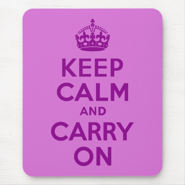 Dunkle Magenta und Orchid halten Ruhe und tragen w Mousepad (Vorne)