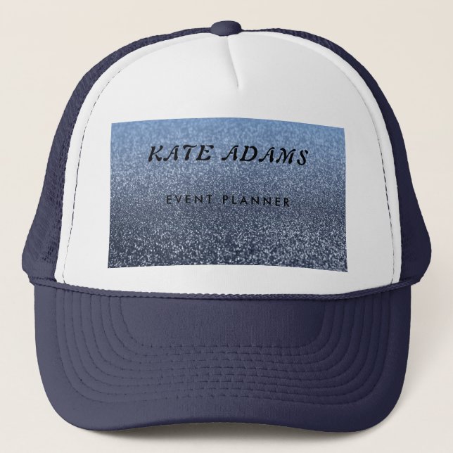 Dunkle Marmorschifffahrt Abstrakt Truckerkappe (Vorderseite)