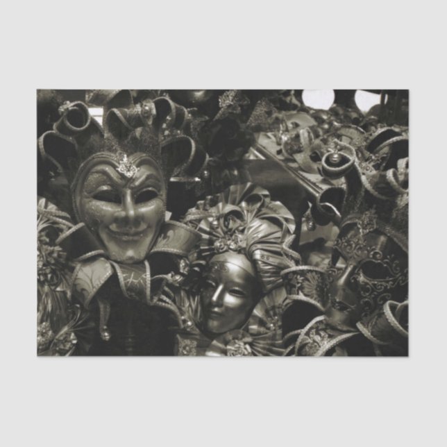 Dunkle Maskerade Seidenpapier (Vorderseite)