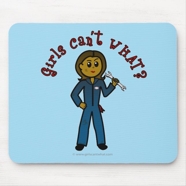 Dunkle Mechanik Mousepad (Vorne)