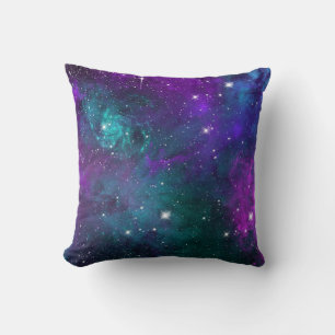 Dunkle, melancholische Galaxie Weltraum Äußere Neb Kissen