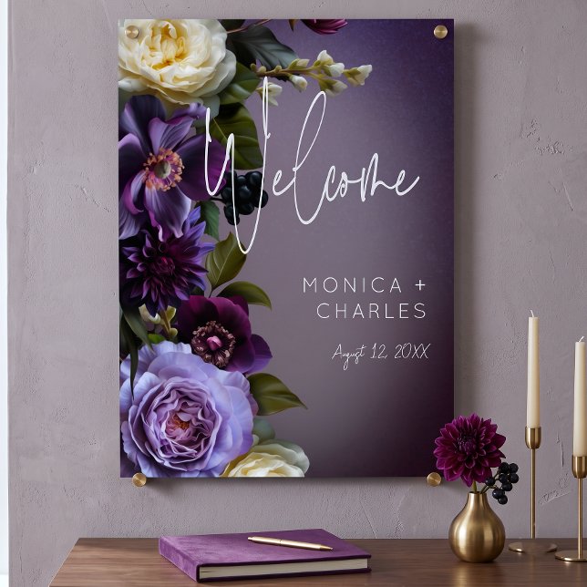 Dunkle, melancholische, violette und lavendelfarbe poster (Von Creator hochgeladen)