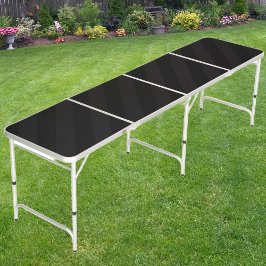 Dunkle Mitternacht gestreift Beer Pong Tisch