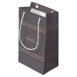 Dunkle Mocha Gold Eleganter Hochzeitsvorteil Ges Kleine Geschenktüte