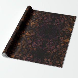 Dunkle Moody Halloween Herbst Geschenkpapier