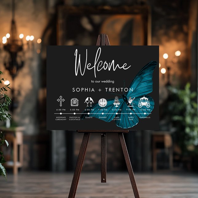 Dunkle Moody Minimal Aquamarine Moth Order of Even Poster (Von Creator hochgeladen)