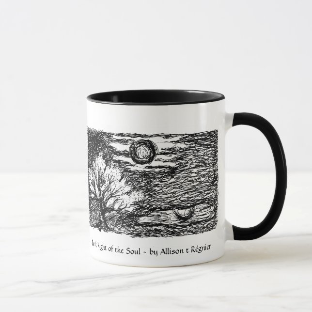 Dunkle Nacht des Souls Tasse (Rechts)