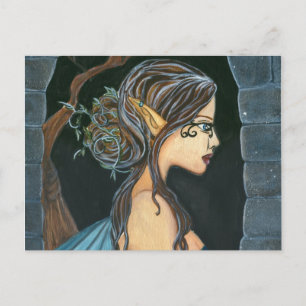 dunkle Nacht Postkarte