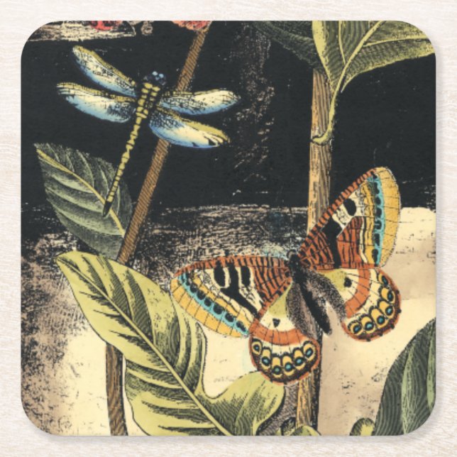 Dunkle Natur-Szene durch Visions-Studio Rechteckiger Pappuntersetzer (Vorderseite)