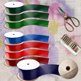 Dunkle Navy Blue Color Vollfest minimalistisch Tie Satinband