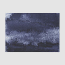 Dunkle Navy Blue Water Color