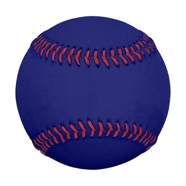 Dunkle Navy Solid Color Baseball (Vorderseite)